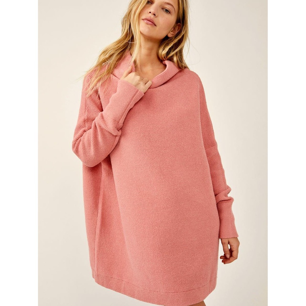 Free People "Ottoman Slouchy Tunic" (Sun Sand) Size M OB432957‎